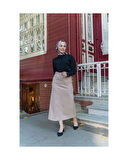 Ara Boy Likralı Gabardin Etek  Badem-669