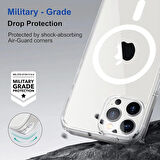 iPhone 12 Pro Max Kılıf Magsafe Özellikli Şeffaf Silikon Kılıf