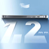 iPhone 16e Kılıf Magsafe Özellikli Şeffaf Silikon Kılıf