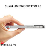 iPhone 16 Pro Şeffaf Silikon Kılıf / Kamera Korumalı / Şarj Yeri Tıpalı