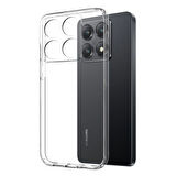 Xiaomi Mi 14T Pro Şeffaf Silikon Kılıf + Cam Ekran Koruyucu Seti 