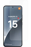 Xiaomi 15 Şeffaf Silikon Kılıf | Cam Ekran Koruyucu Seti (1 Cam 1 Kılıf)