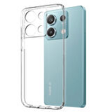 Xiaomi Redmi Note 13 5G Şeffaf Kılıf + Cam Ekran Koruyucu Seti