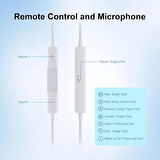 Samsung / iPhone uyumlu USB-C Kablolu Mikrofonlu Kulaklık