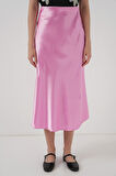 15806 Saten Etek - Pembe