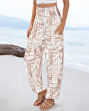 Kadın Desenli Süprem Pantolon