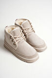 Daria Kadın Kışlık Bej İçi Kürklü Bot