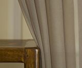 Massarelli Etamin Tül Kahverengi Pilesiz 