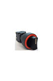 Ø16mm 0-1 Kalıcı Yuvarlak Mandal Buton 1no+1nc