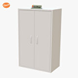 Modilayn 54 x 88,4 x 32,5 cm İki Kapaklı İki Gözlü Makine Üstü Dolap Çamaşır Makine Üstü Dolabı Banyo Dolabı İki Kapaklı Asma Dolap