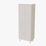 Modilayn Emir Newyork 54 x 170,4 x 32,5 cm Mutfak Dolabı Çok Amaçlı Dolap 4 Kapaklı Tek Çekmeceli