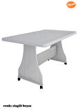 Eliusta Tekerlekli Mdf Masa %100 Mdf Salon Orta Sehpa Yemek Masası Ofis Sehpa