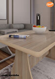 Eliusta Tekerlekli Mdf Masa %100 Mdf Çocuk Odası Masası Orta Sehpa
