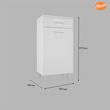 MODİLAYN ÇEKMECELİ VE SEPETLİ BANYO DOLABI