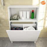 Modilayn Mutfak Dolabı Kirli Camasır Dolabı Sepetli Banyo Dolabı Cok Amaclı Dolap Oyuncak Dolabı