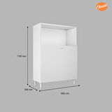 MODİLAYN İKİ GÖZLÜ SEPETLİ BANYO DOLABI