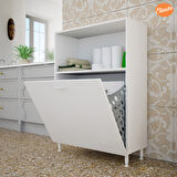 MODİLAYN İKİ GÖZLÜ SEPETLİ BANYO DOLABI