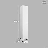 Modilayn  Banyo Dolabı Çok Amaçlı 5 Raflı Mutfak Dolabı Ofis Dolabı Raflı