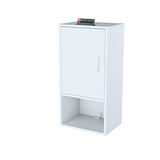 Modilayn 50 x 88.4 x 32.5 Asma Dolap Çok Amaçlı Banyo Dolabı Çamaşır Makina Üstü Asma Dolap