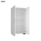 Modilayn 54 x 110 x 32 cm Kiler Dolabı Ofis Dolabı Çok Amaçlı Ofis Dolabı 2 Kapaklı Banyo Dolabı