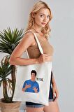 I'm Fine Model Baskılı Günlük Kullanım Özel Baskı Bez Omuz Çantası Hediyelik Tote Bag