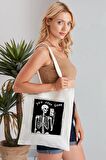 You Look Good Model Baskılı Günlük Kullanım Özel Baskı Bez Omuz Çantası Hediyelik Tote Bag