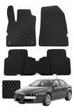 Alfa Romeo 159 2005-2011 Özelleştirilebilir Premium Eva Oto Paspas Seti - Siyah