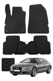 Audi A5 Sportback 2007-2016 Özelleştirilebilir Premium Eva Oto Paspas Seti - Siyah
