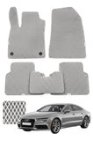 Audi A7 2010-2018 Özelleştirilebilir Premium Eva Oto Paspas Seti - Gri
