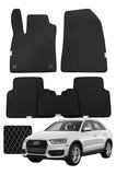 Audi Q3 2011-2018 Özelleştirilebilir Premium Eva Oto Paspas Seti - Siyah