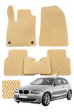Bmw 1 Serisi 2004-2011 E87 Özelleştirilebilir Premium Eva Oto Paspas Seti - Bej