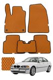 Bmw 3 Serisi 1997-2006 E46 Özelleştirilebilir Premium Eva Oto Paspas Seti - Turuncu