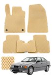 Bmw 3 Serisi Sedan 1990-2000 E36 Özelleştirilebilir Premium Eva Oto Paspas Seti - Bej