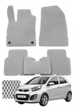 Kia Picanto 2011-2017 Özelleştirilebilir Premium Eva Oto Paspas Seti - Gri