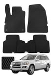 Mercedes GL 2006-2012 X164 Özelleştirilebilir Premium Eva Oto Paspas Seti - Siyah