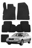 Skoda Octavia 2004-2013 Özelleştirilebilir Premium Eva Oto Paspas Seti - Siyah