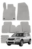 Skoda Yeti 2009-2017 Özelleştirilebilir Premium Eva Oto Paspas Seti - Gri