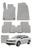 Volkswagen Jetta 2010-2018 A6 Özelleştirilebilir Premium Eva Oto Paspas Seti - Gri