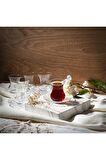 Paşabahçe 95961 aurora çay takımı - çay seti 12 prç.