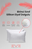 10 Adet Pollycotton Kılıflı Silikon Yastık 50 X 70 cm 900 gr