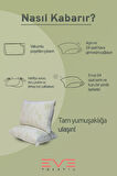 8 Adet Bamboo Serisi Kılıflı Fermuarlı Yıkanabilir Antialerjik Silikon Elyaf Yastık 50x70cm 800 gr