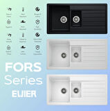 Granit Evye Fors Series Antrasite (ANTRASİT) - (1.5 Göz) - (100x50)
