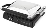 King K 462 GrillMaster Izgara Tost Makinesi Çift Plaka Kullanım 6+6 dilim 2000w İNOX
