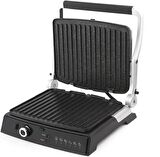 King K 462 GrillMaster Izgara Tost Makinesi Çift Plaka Kullanım 6+6 dilim 2000w İNOX