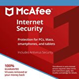 Mcafee Internet Security 5 Cihaz 1 Yıl - Mcafee Offical Key