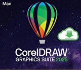Corel CorelDRAW Graphics Suite 2025 (MAC) - 2 Mac Cihaz Ömür Boyu Abonelik Kodu