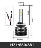 Hyundai H100 Led Xenon Sis Far Ampulu FEMEX EcoPower H27