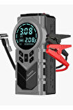 Akü Takviye Powerbak Marş Basma Cihazı 150 Psi Kompresör Pomba 8000mAh - 1000A Jump Starter