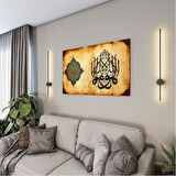 Dini Cam Tablo - Dikey Hat Sanatı - Dini Motif 01-003