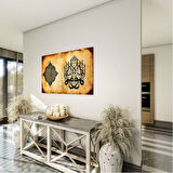 Dini Cam Tablo - Dikey Hat Sanatı - Dini Motif 01-003